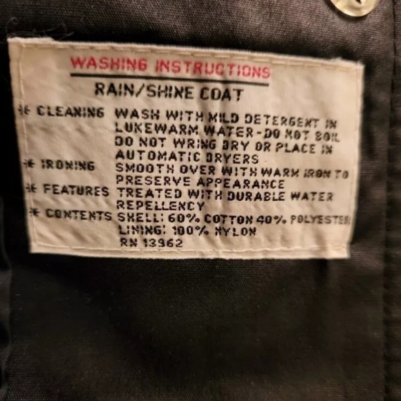 Vintage Fleet Street Trench Coat/Trench size 8 - Picture 3 of 4